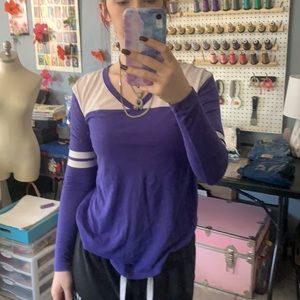 RARE PINK varsity jersey top